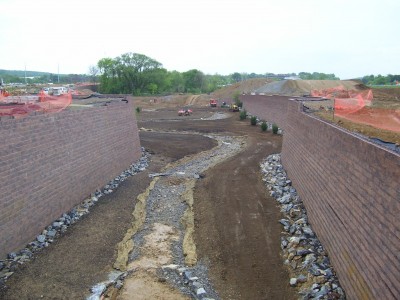 Image of a retaining wall design