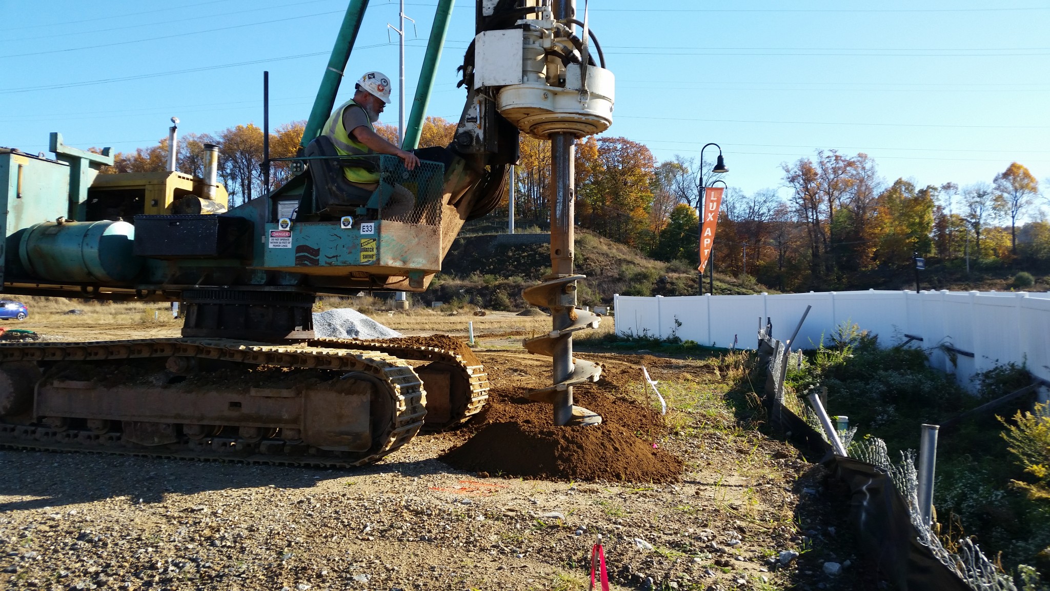 Uptown Worthington Project drilling