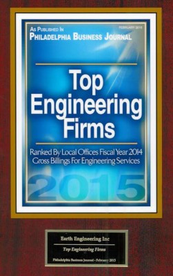 Top engineering firm plaque