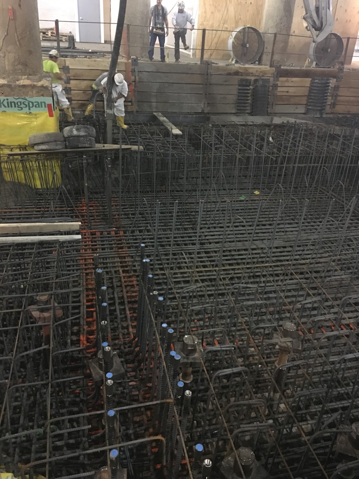Complex micro-pile foundation reinforcing steel